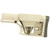 Luth-AR MBA-1 Fixed Stock, Fits AR-15 & AR-10 Rifle Length A2 Buffer Tube, Adjustable Cheek Piece and Length of Pull, Black MBA-1