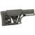 Luth-AR MBA-1 Fixed Stock, Fits AR-15 & AR-10 Rifle Length A2 Buffer Tube, Adjustable Cheek Piece and Length of Pull, Black MBA-1