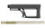 Luth-AR MBA-2 Skullaton Fixed Stock, Fits AR-15 & AR-10 Rifle Length A2 Buffer Tube, Black MBA-2