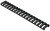 Magpul Industries Ladder Rail Panel, Fits Carbine Length Picatinny Rail, 18 Slots, Polymer Construction, Black MAG013-BLK