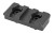 Midwest Industries M-LOK 1913 Milspec Rail Section, 3 Slot, M-LOK compatible, Black MI-3MR