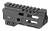 Midwest Industries Combat Rail, Handguard, 4.5" Length, M-LOK, Includes 5-Slot Polymer Rail Section, Barrel Nut and Wrench, Fits AR-15, Black Anodized Finish MI-CRM4.5