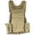 NCSTAR AR Chest Rig, Nylon, Tan, Fully Adjustable, PALS/ MOLLE Webbing, Includes 6 Double AR Magazine pouches CVARCR2922T