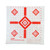 Champion Traps & Targets Redfield Style Precision Sight-In Target, 16"x16", 100/Pack 47387