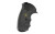 Pachmayr Grip, Gripper, Fits S&W J Frame Round Butt with Finger Grooves, Black 3249