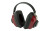 Radians Competitor Earmuff, Red, NRR 26 CP0300CS