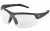 Radians Skybow Glasses, Ballistic Rated, Flexible Temple Tips, Rubberized Nosepiece, Single Lens, Grey/Clear SB0110CS