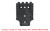 Safariland Model 6004-22 Quick Locking System - Receiver Plate (QLS 22), Single Kit Only, Black Finish 6004-22-2