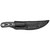 Spyderco Bow River, 4.36" Fixed Blade Knife, Black/White G10 FB46GP