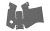 TALON Grips Inc Granulate, Grip, Adhesive Grip, Fits Glock 19X, 17 Gen 5 MOS/45 (Medium Backstrap) 17, 22, 24, 31, 34, 35, 37 Gen5 (Medium Backstrap), Black 380G