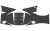 TALON Grips Inc Rubber, Grip, Adhesive Grip, Fits S&W M&P 9MM/357/40 Compact, Black 704R