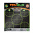 TRUGLO Tru-See, Target, 12"X12", 5-Bullseye, Green, Self-adhesive, 6 Targets TG-TG11A6