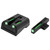 TRUGLO Brite-Site Tritium/Fiber Optic Sight, Fits Kimber, Green TG-TG131KT