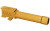 True Precision Threaded Barrel, 9MM, Gold, Fits Glock 43/43X, Titanium Nitride TP-G43B-XTG