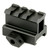 Leapers, Inc. - UTG 3-Slot Compact Riser Mount, 1", Height Compact Riser, Picatinny, Black MNT-RS10S3