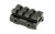 Leapers, Inc. - UTG Super Slim Picatinny Riser Mount, 1/2" Height, 3 Slots. Black Finish MT-RSX5S