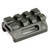 Leapers, Inc. - UTG Super Slim Picatinny Riser Mount, 1/2" Height, 3 Slots. Black Finish MT-RSX5S