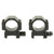 Leapers, Inc. - UTG Pro Max Strength, Rings, Fits Picatinny, 1" Low, 2 pieces, Black Finish RG2W1104