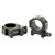 Leapers, Inc. - UTG Pro Max Strength, Rings, Fits Picatinny, 1" Low, 2 pieces, Black Finish RG2W1104