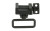 Leapers, Inc. - UTG Sling Swivel, 1.25", Detachable, with Picatinny Mounting Base, Black TL-SWMTP01