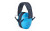 Walker's Passive Compact Ear Muffs, Blue, Will Not Fit Adults - Ideal For Smaller Heads GWP-FKDM-BL