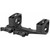 Warne Quick Detach Cantilever Mount, 34mm, Fits AR Rifles, Extended Skeletonized, Black Finish QDXSKEL34TW