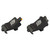 XS Sights XTI2 DXS Rifle Sights, Ember Standard Dot Orange, 45 Degree Offset for AR Rifles, Steel/Blued AR-0008-1N