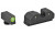 XS Sights R3D Night Sights, Green Front Dot, Fits Glock 20,21,29,30,30S,37,41, Steel/Blued GL-R013P-6G