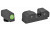 XS Sights R3D Night Sights, Green Front Dot, Fits Glock 42, 43, 43X, 48, Steel/Blued GL-R014P-6G