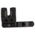 Leapers, Inc. - UTG M-LOK Offset Flashlight Ring Mount, Low Profile, Comes with Two Inserts to fit 27mm, 25.4mm (1"), or 20mm, Flashlight Tube Diameters, Black Finish, Includes M-LOK Steel Locking Nuts, Screws, and Allen Wrench for Simple and User F