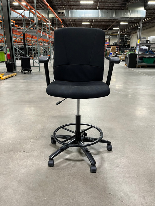 Black Padded Office Chair