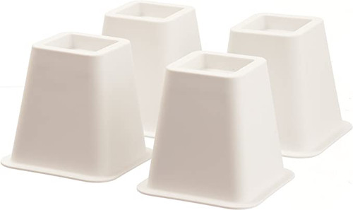 White Six inch Risers (Set of 4)