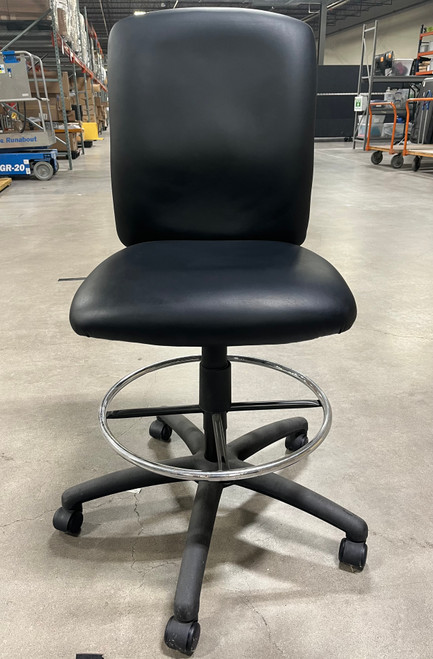 Black Drafting Chair