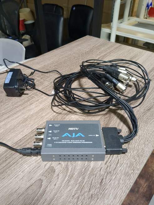 AJA HD10MA Dual Rate HD/SD 4 Ch Audio Embedder/Disembedder