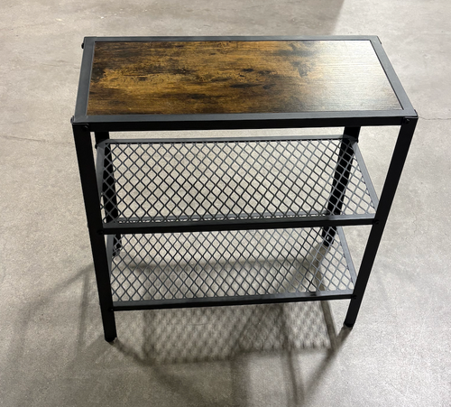 Wood and Metal Side Table