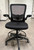 Black Office Chair (Mesh Back/Cushioned Seat)