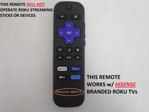 Hisense 43A4NR 40A4NR 43R6G Remote 3026000172-USED (RC-ALIR)