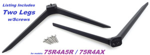 Pre-Owned Roku 75R4A5R, 75R4AX LD7065-WJ30-01 Legs w/Screws