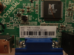 Westinghouse EUM24F1G1 Main Board (CV3393AL-B) 4AJ2343