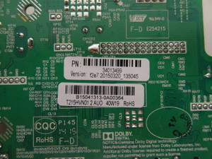 Element ELEFT222 Main Input Board T215HVN01.2 B15041313