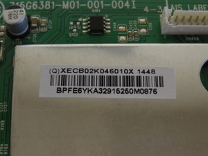 Vizio E420-B1 Main Board (715G6381-M01-001-004I) 756TXECB02K046