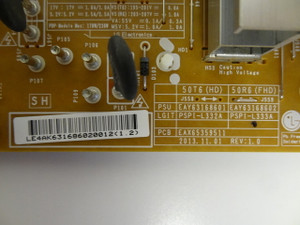 LG 50PB6600-UA Power Supply Board (EAX65359511) EAY63168602