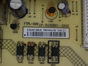 Sharp LC-40LE550U Power Supply Board (09-40CTJ050-00) 9JY0940CTJ05000