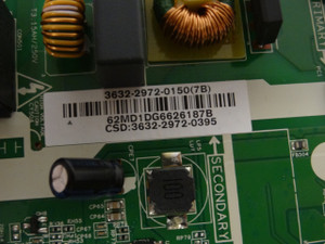 Vizio D32HN-D0 Main Board (LSC320AN10-H01, 0171-2271-5647) 3632-2972-0150