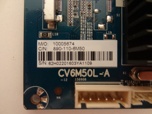 Kenmore 348.71395610 FRC Board (CV6M50L-A, 890-110-6M50) 62H0220