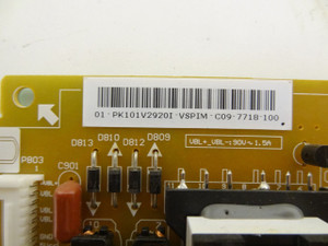 Panasonic TC-42U5 Power Supply Board (PK101V2920I) TZZ00000111A