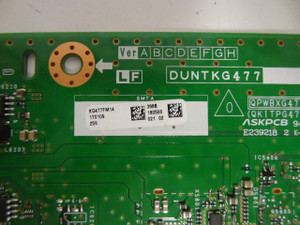 Sharp LC-70LE661U LC-70C6600U T-Con Board (DUNTKG477) DUNTKG477FM14