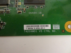 Vizio VW42LHDTV10A T-Con Board (T420XW01 V5) 55.42T01.046