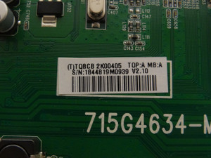Vizio E420VT Main Board (715G4634-M0G-000-004K) CBPFTQBCB2K004