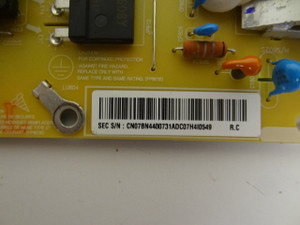 Samsung HG40NC693DFXZA Power Supply Board L40MF_EDY BN44-00731A